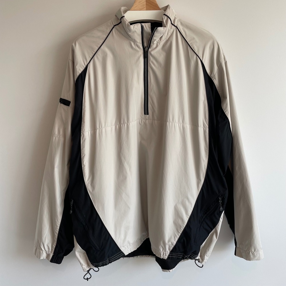 Arc All Climate Reaction Components Pullover‎ Windbreaker Jacket Mens Large Golf